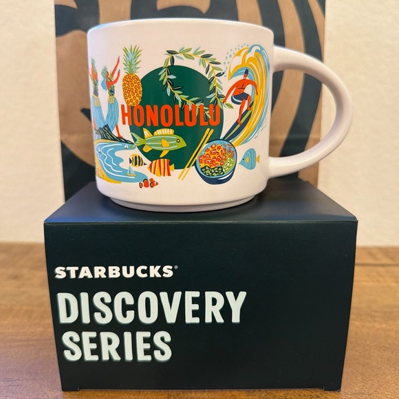 🏝️ HONOLULU Discovery Series NIB 14oz mug coffee tea Starbucks Hawaii collection - Picture 6 of 12